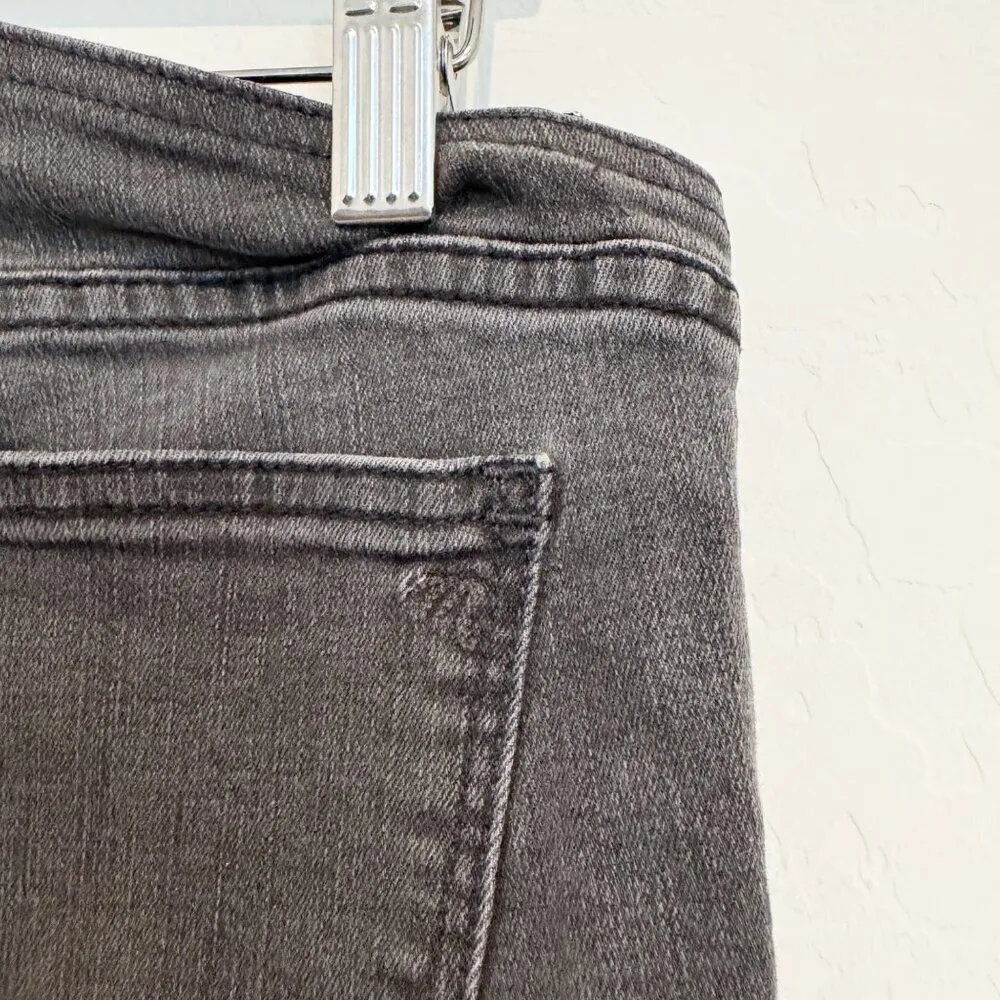 Madewell Denim Maternity Over The Belly Skinny Jeans Pregnancy Black Sea Size 27 - Image 8