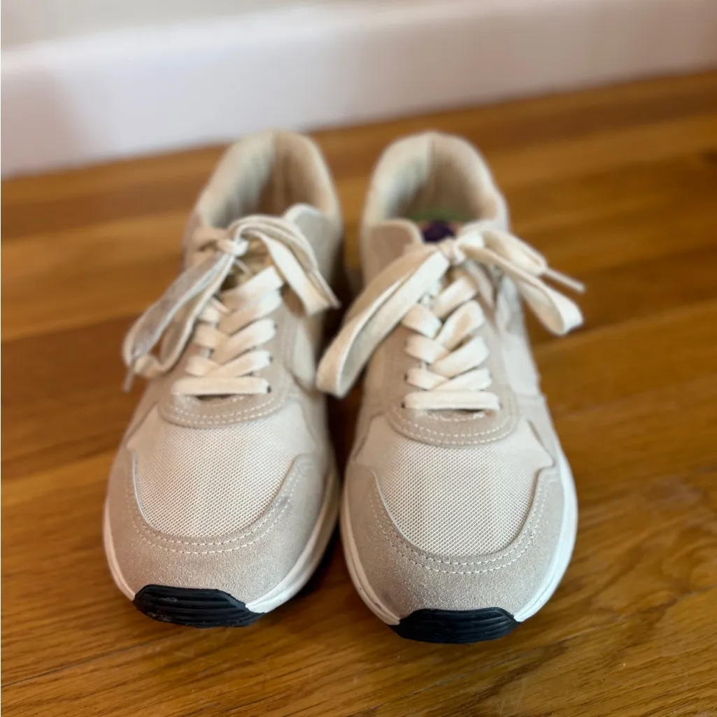 Vintage Havana Women’s Nude Glitter Star/Tan Sneakers Shoes Casual Size 8.5 - Image 2