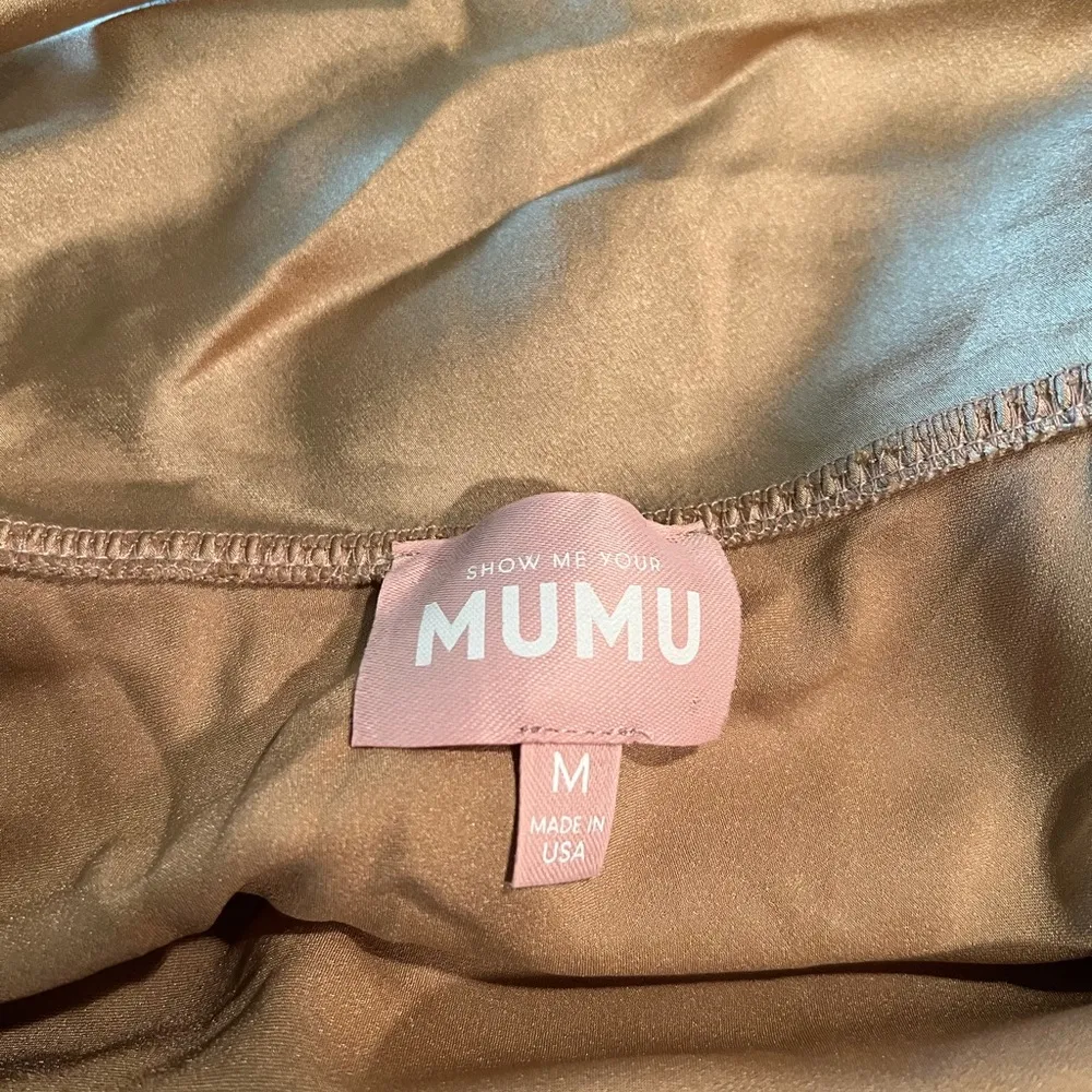 Elegant New Show Me Your Mumu Verona Cowl Slip Dress! - Image 5