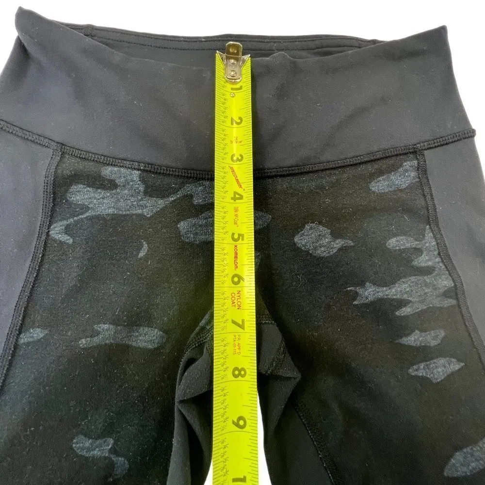 Lululemon Wunder Under Heathered Lotus Camo Oil Slick Blue Cropped Leggings - Image 7