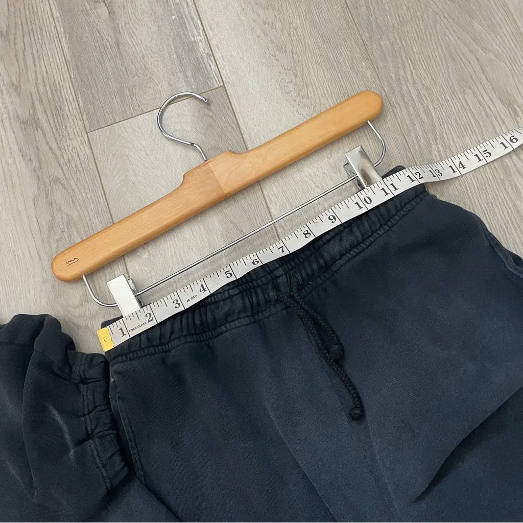 Vintage Souls Sweatpants french terry womens Black xsmall luxury loungewear Size XS - Image 7