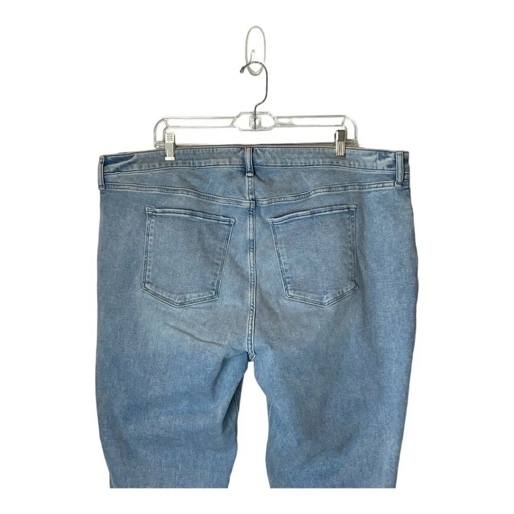 Abercrombie & Fitch Blue Light Wash Super Skinny‎ Ankle Jeans Plus Size 37 - Image 4