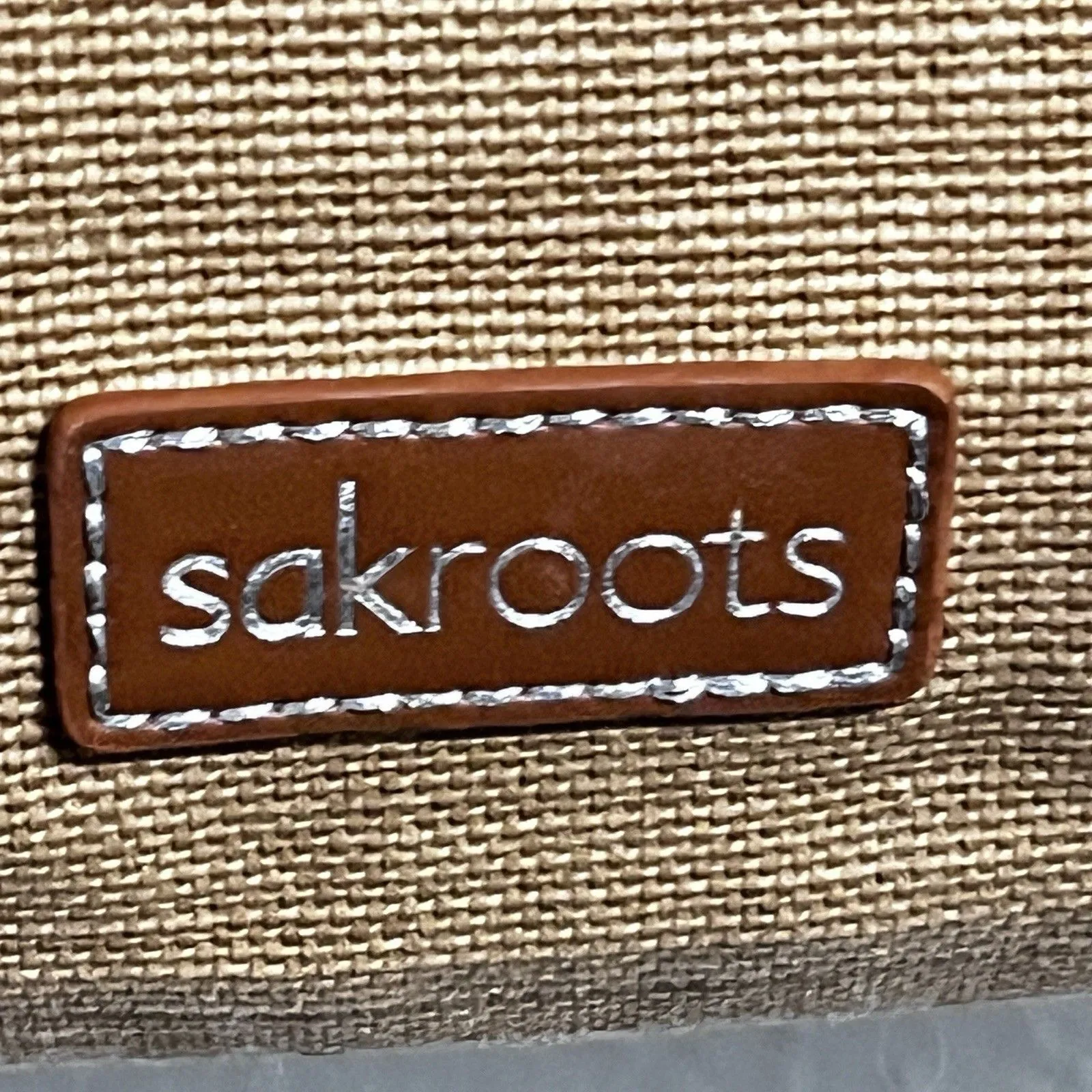 Sakroots Floral Tapestry Slouch Hobo Bag Braided Strap Mixed Fabric Boho Y2K - Image 10