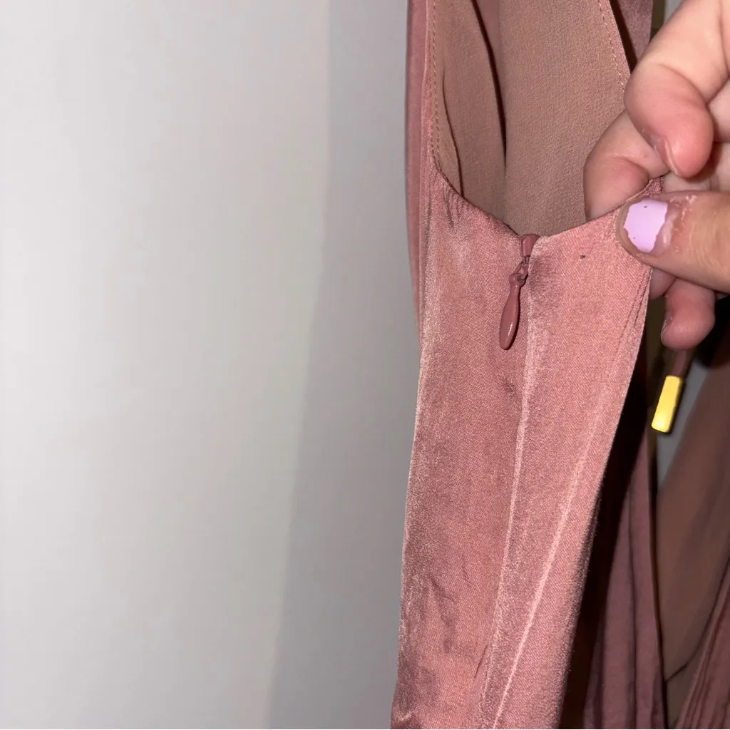 REVOLVE x MICHAEL COSTELLO Brooklyn Asymmetrical Dress Rose pink size small - Image 7