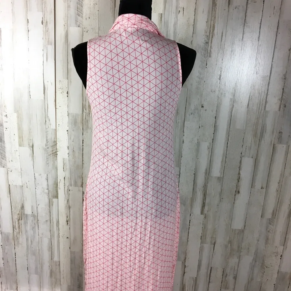 BB Dakota Samira Maxi Shirtdress Dress Powder M - Image 5