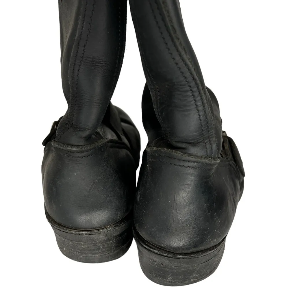 Frye Black Leather‎ Riding Boots as is - Image 3