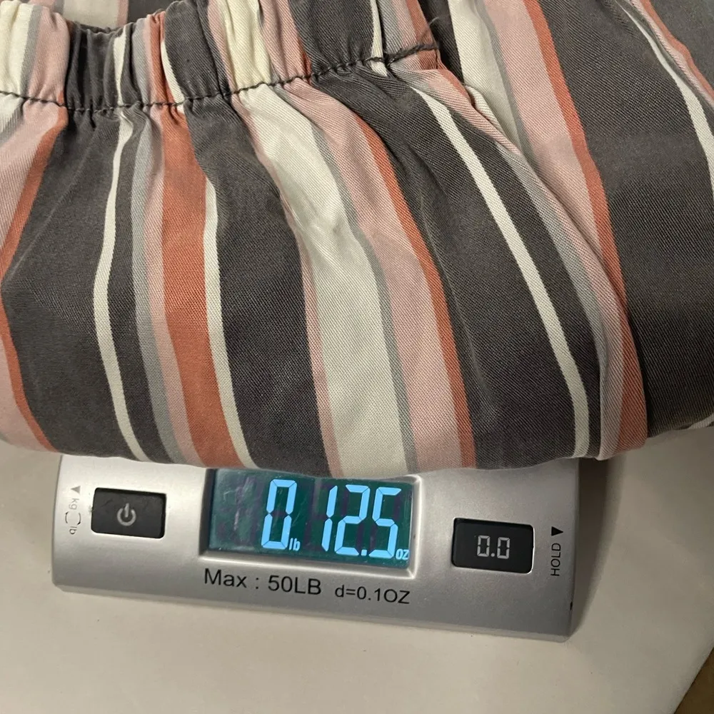 American Eagle striped garbage bag jogger style pants size‎ large - Image 11