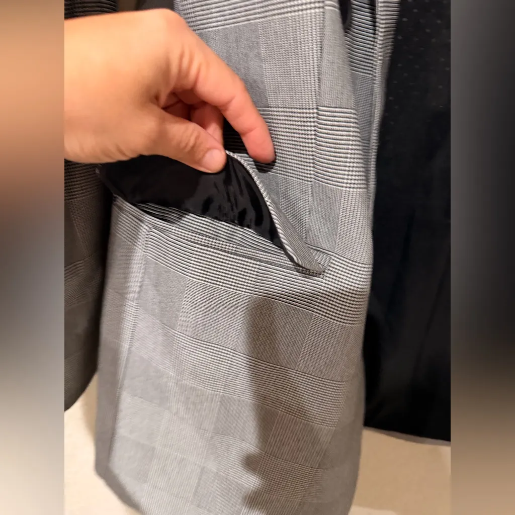 Express Too Cool For Work Plaid Blazer. Size Small, for many outfits ideas new - Image 3