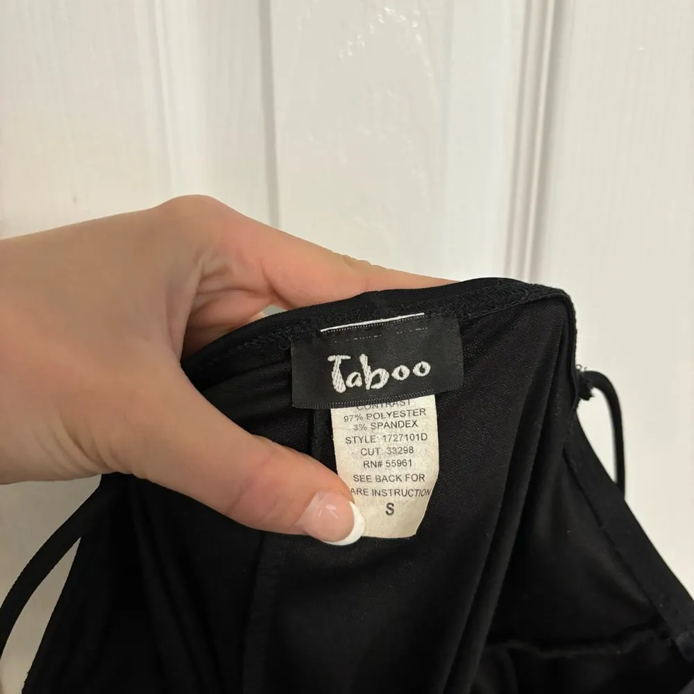 Taboo Y2K Black Floral Dress - Image 6