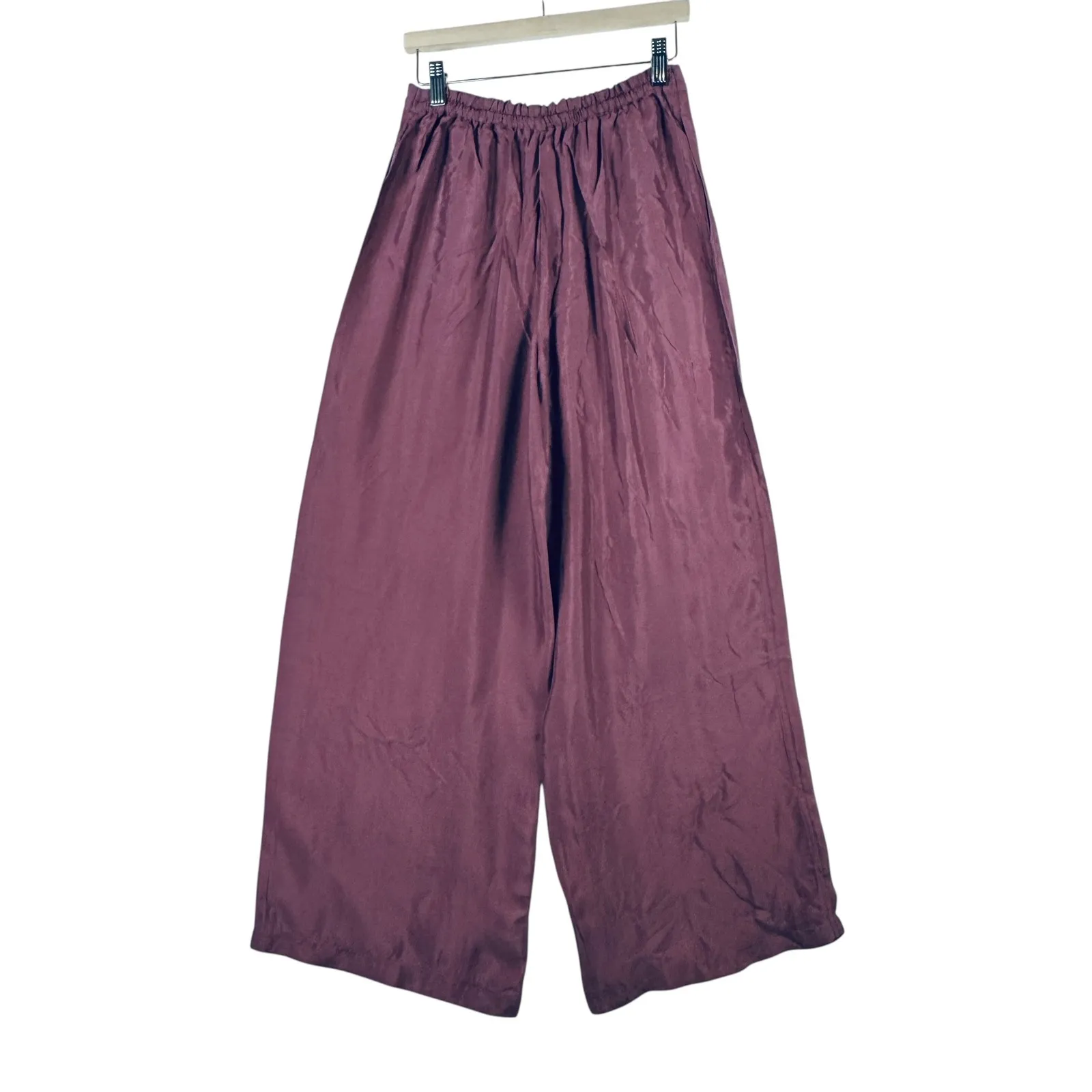 Athleta‎ Calm Cool Wide Leg Pants XS Mauve Lounge Comfy Stretch Travel Pant - Image 2