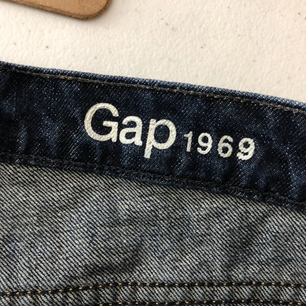 Gap Womens Authentic Best Girlfriend Shorts Denim Cuffed Raw Hem Medium Wash 0 - Image 3