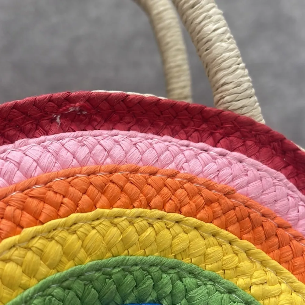 Rainbow Cross body bag mini zip fringe purse new with tag Target Pride Size Mini - Image 2