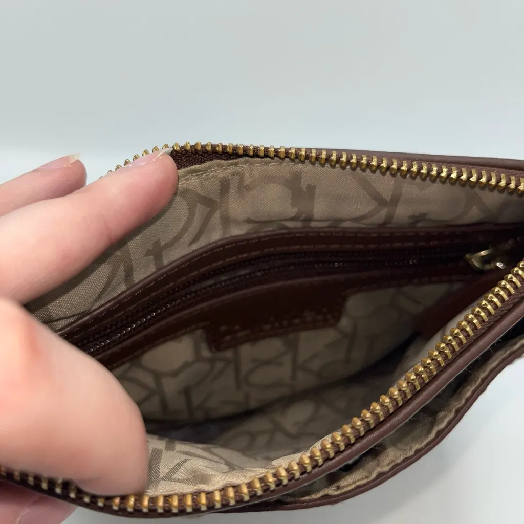 Calvin Klein Brown Monogram Women's Bag - Image 6