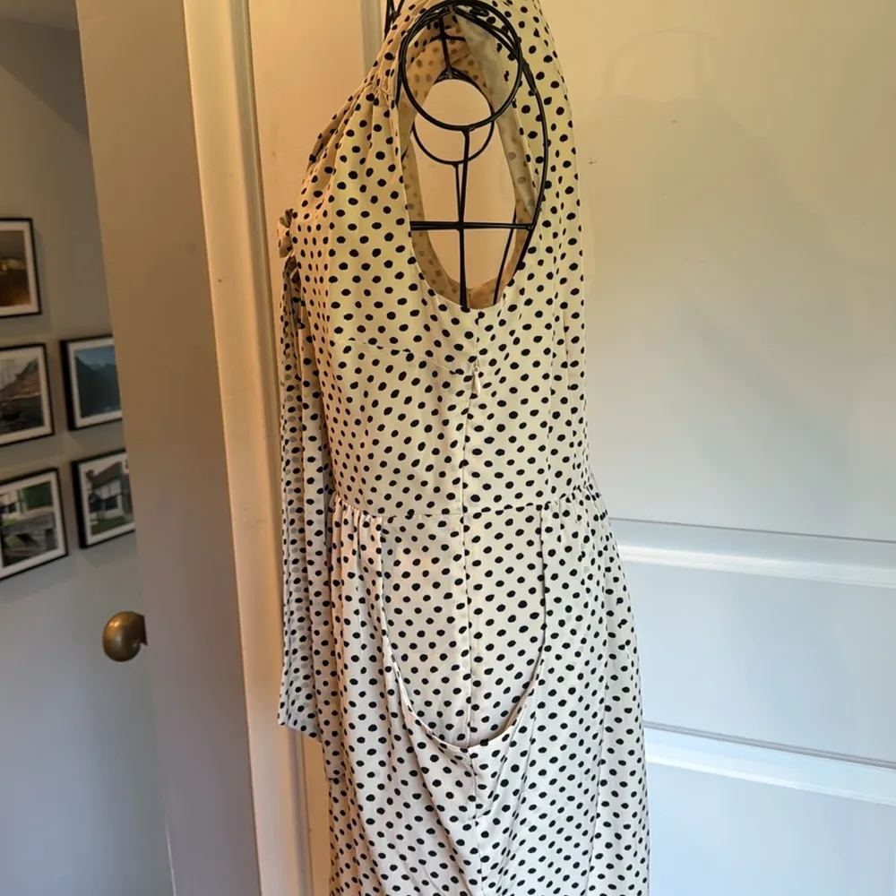 Darling London polkadot sleeveless necktie dress Black Size M - Image 3