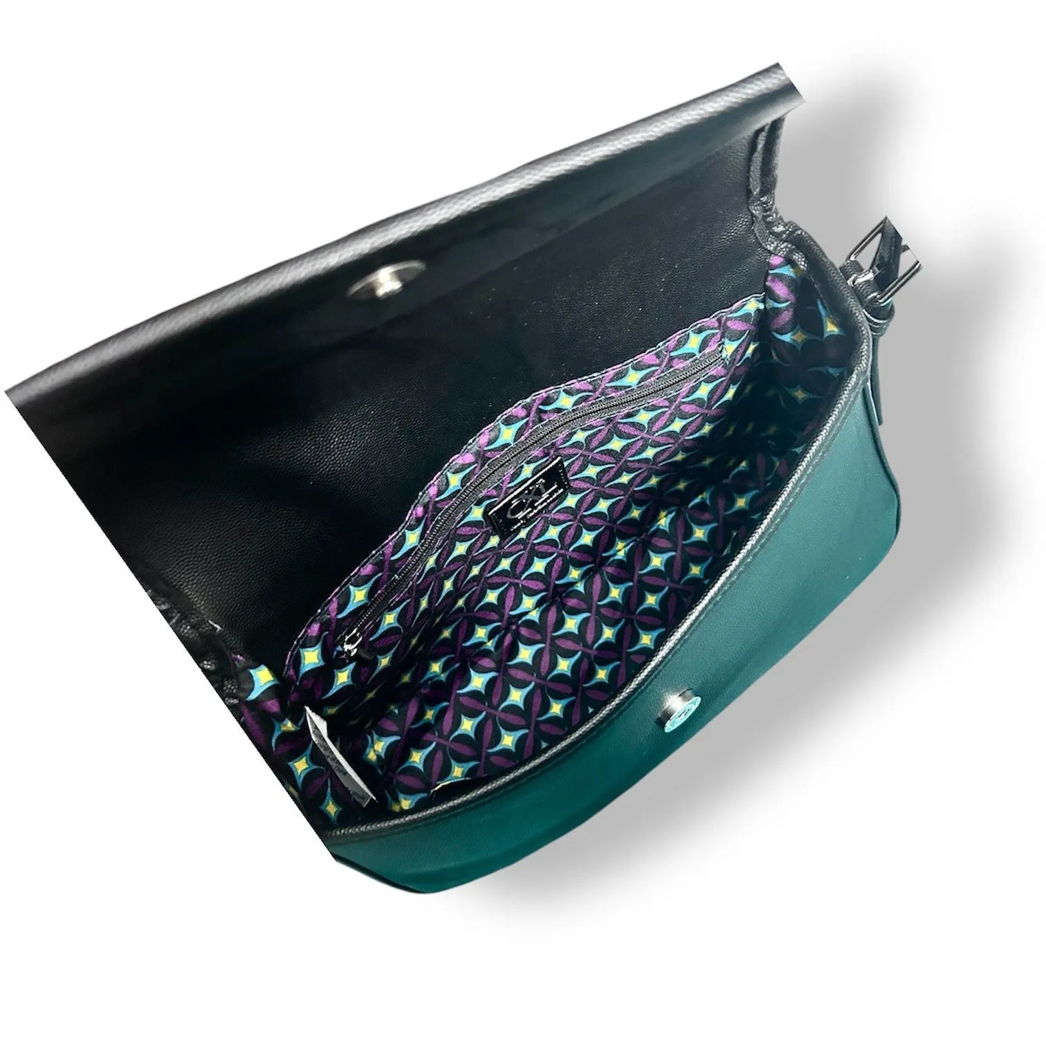 CXL by Christian Lacroix Karen Black‎ Caviar Shoulder Bag Vegan Leather Classic - Image 9