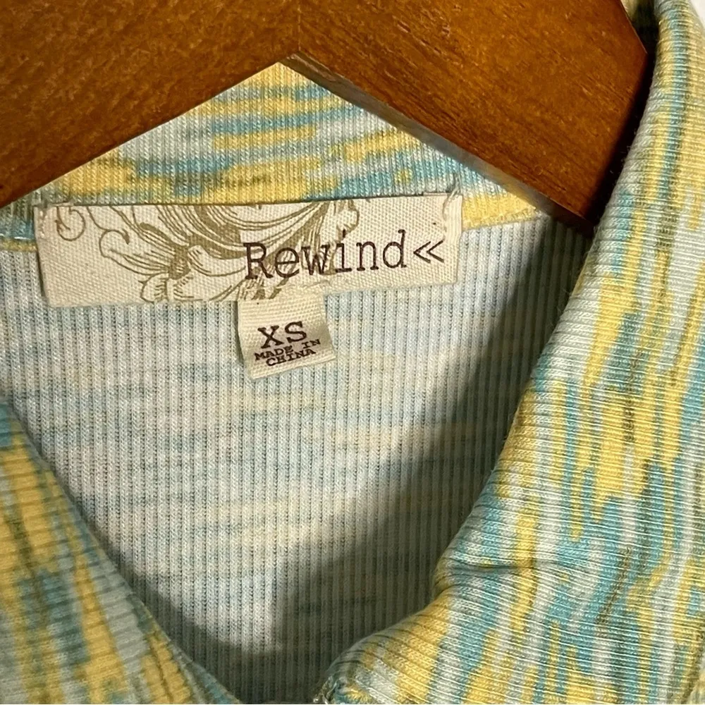 Rewind Bodycon long sleeves mint green Polo Dress XS NWT - Image 4