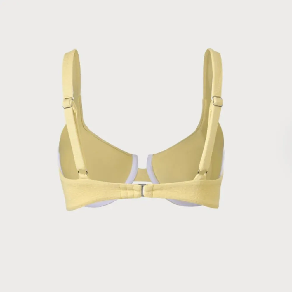 Berlook Yellow Jacquard Underwire Bikini Top and bottom 67 - Image 8