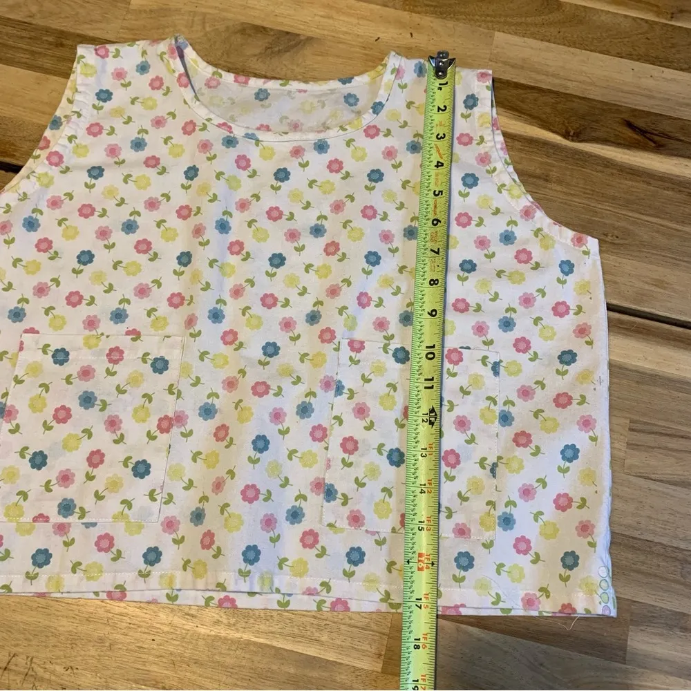 Homemade Cropped Floral Tank - Image 6