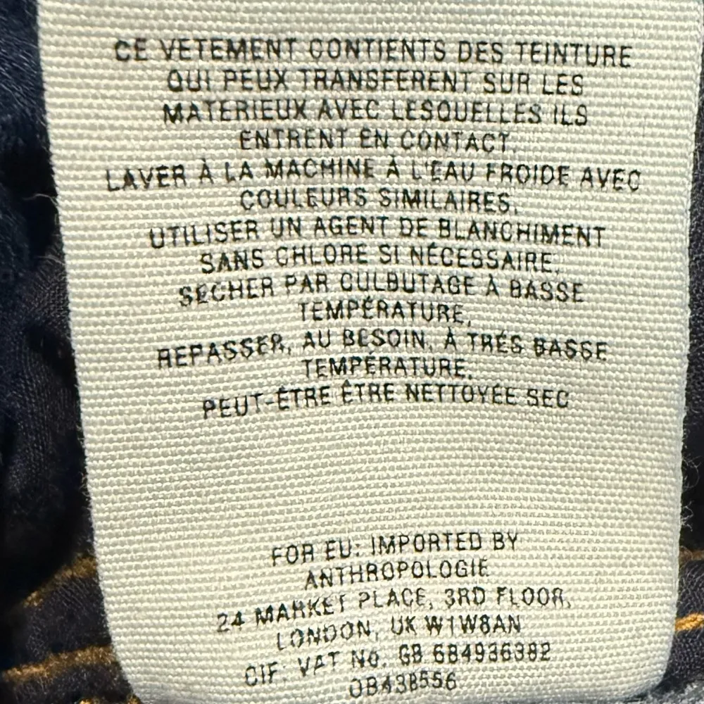 Pilcro and the Letterpress For Anthropologie Blue Ankle Cropped Jeans - Image 8