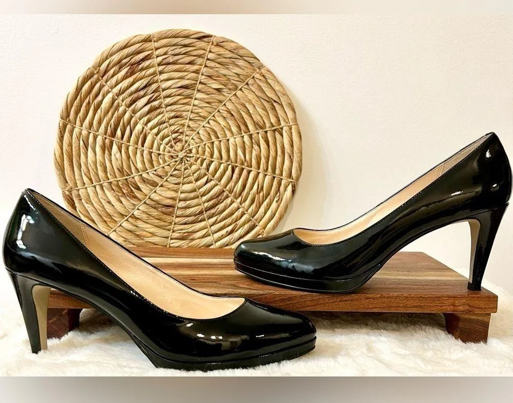 Cole Haan Round Toe Patent Leather Carma Pumps Size 7.5 - Image 7