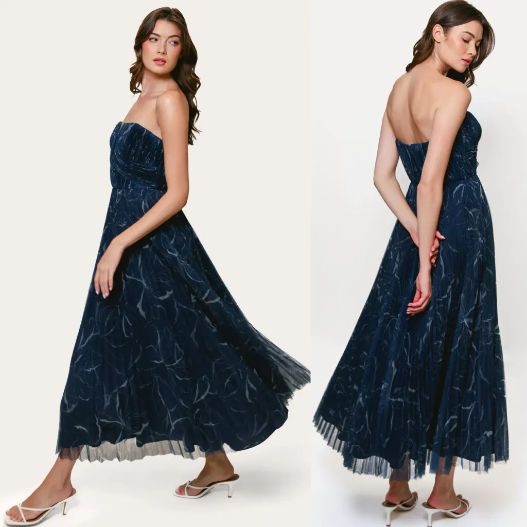 Hutch Corene Tulle Strapless Gown 12 - Image 8