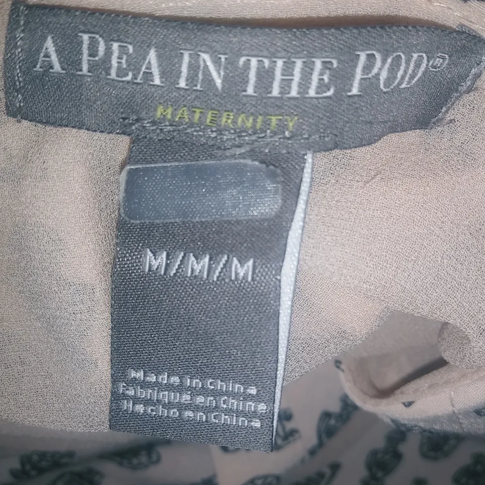 A Pea in the Pod M Parfume Sleeveless Lined Dusty Rose Babydoll Top Maternity - Image 8