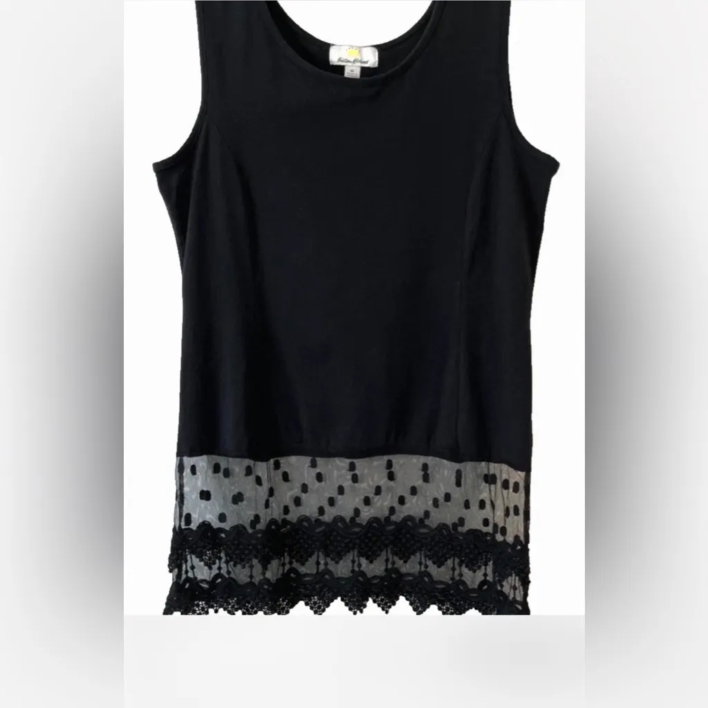 Kathleen Kirkwood layering tank top women’s size xl Black - Image 6