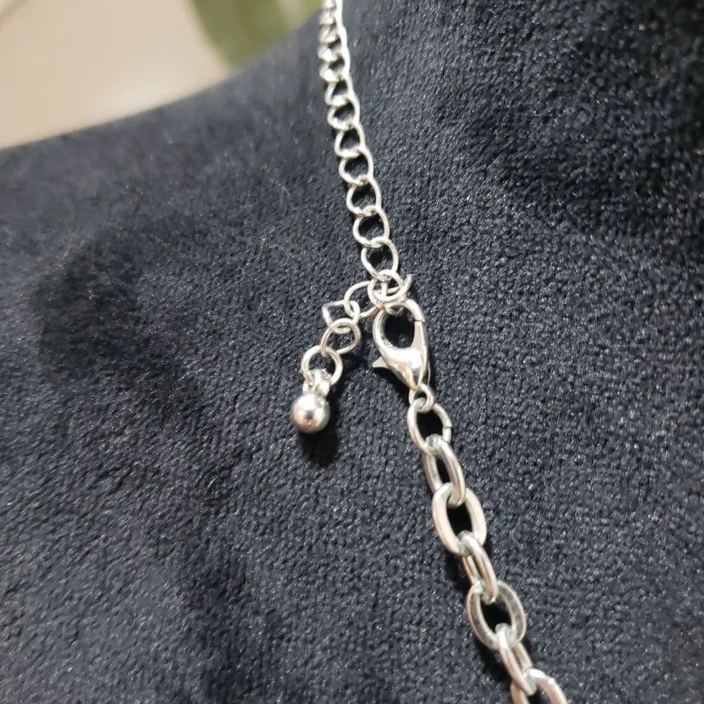 Womens Fashion Shiny Yellow Gemstone Clear Faceted Crystals Necklace with Lobste - Image 6