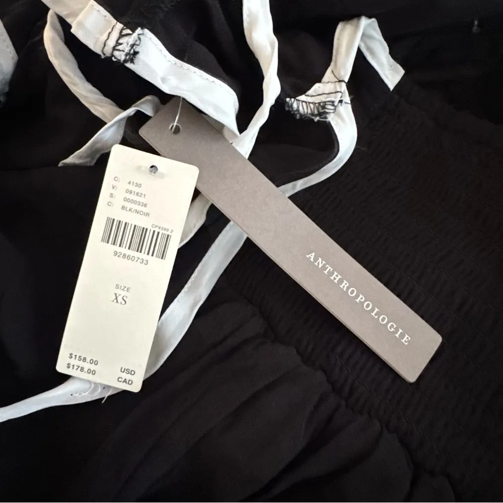 Anthropologie Maeve Flutter Sleeve Bow Babydoll Mini Dress Size XS - Image 11