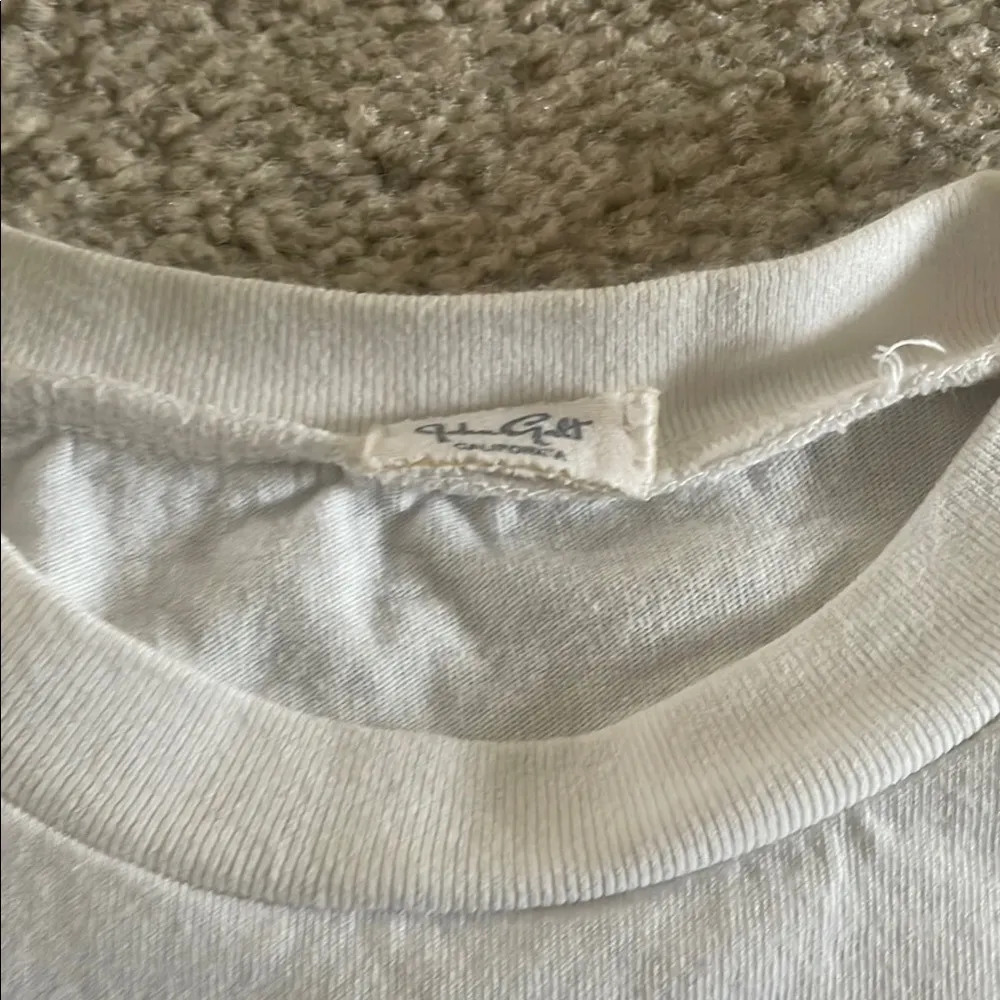 Brandy Melville White Short Sleeve Tee - Image 3