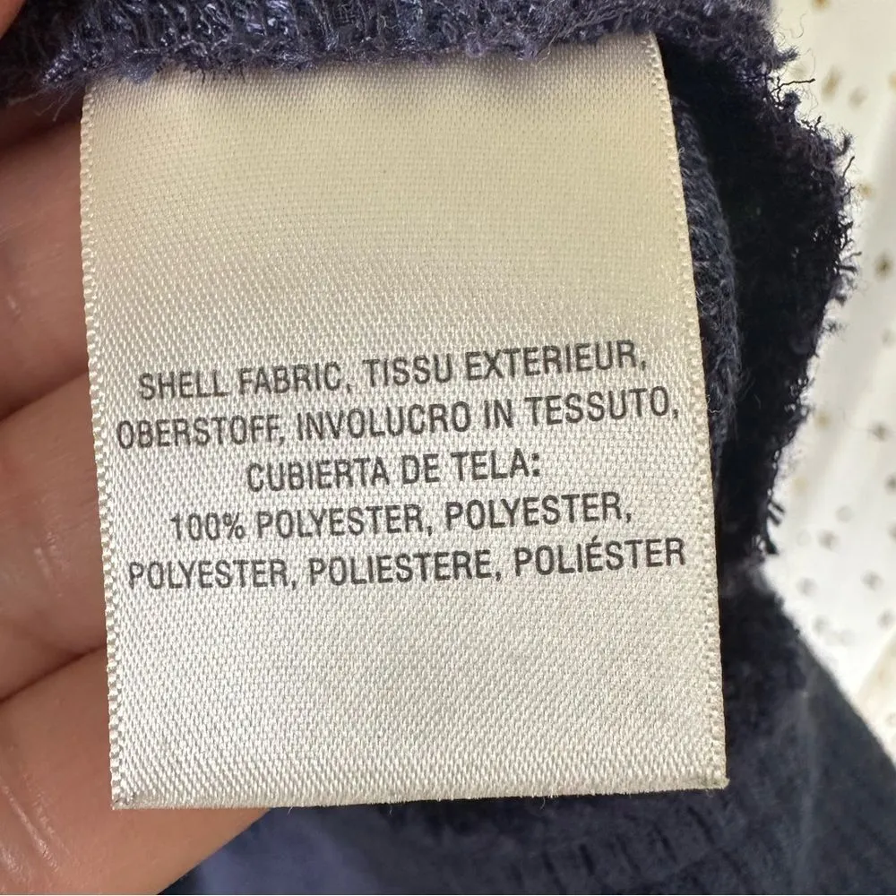 Anthropologie Elevenses Miranda Embroidered Floral Lace Unlined Bomber Jacket L - Image 11