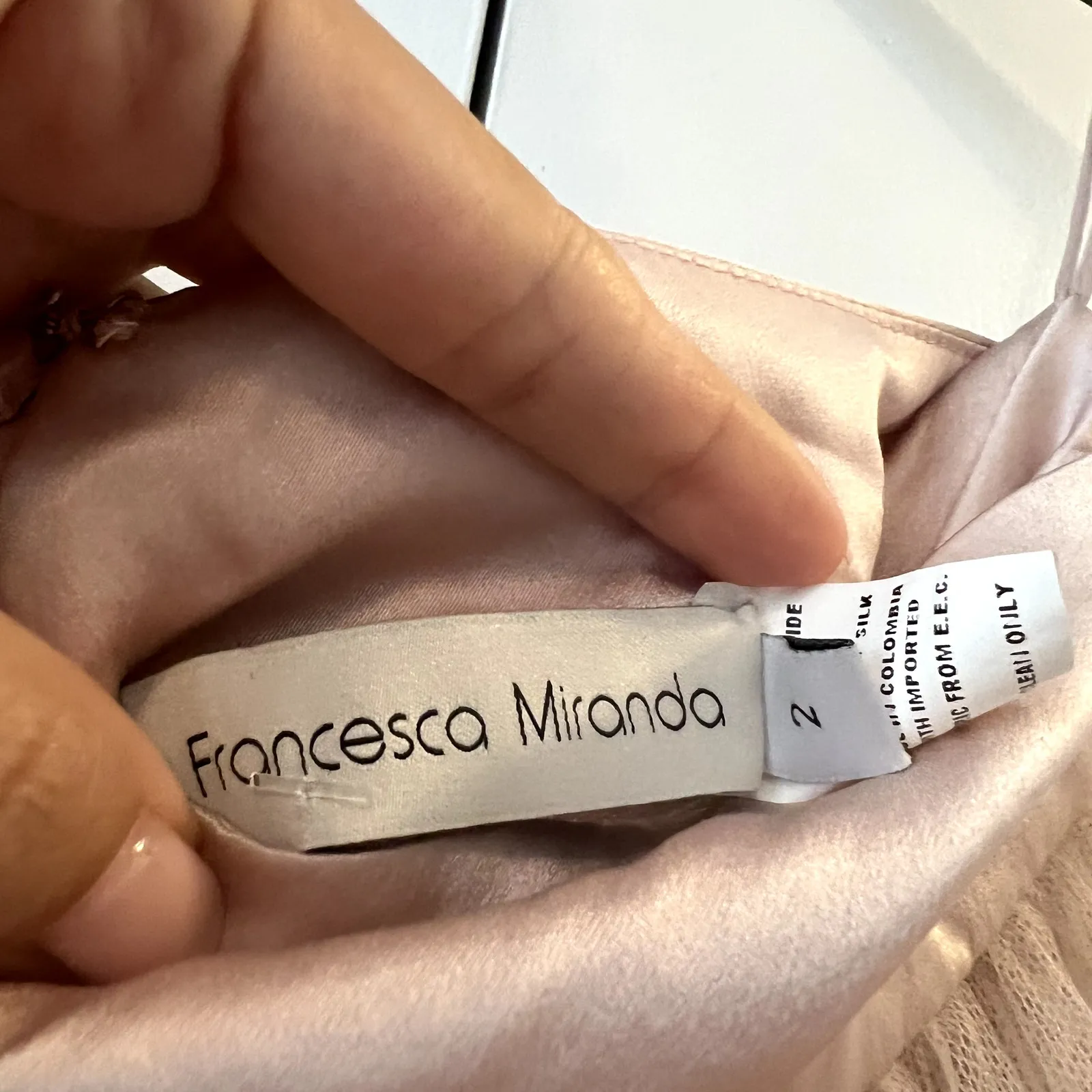 Francesca Miranda Tulle Midi skirt light pink size 2 - Image 5