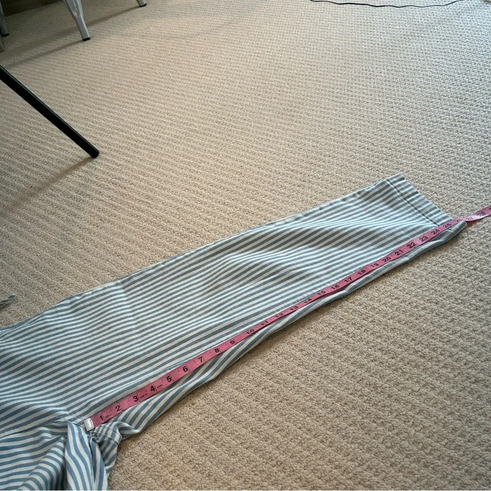 Madewell Tie-Strap Overalls in Railroad Stripe - Image 8