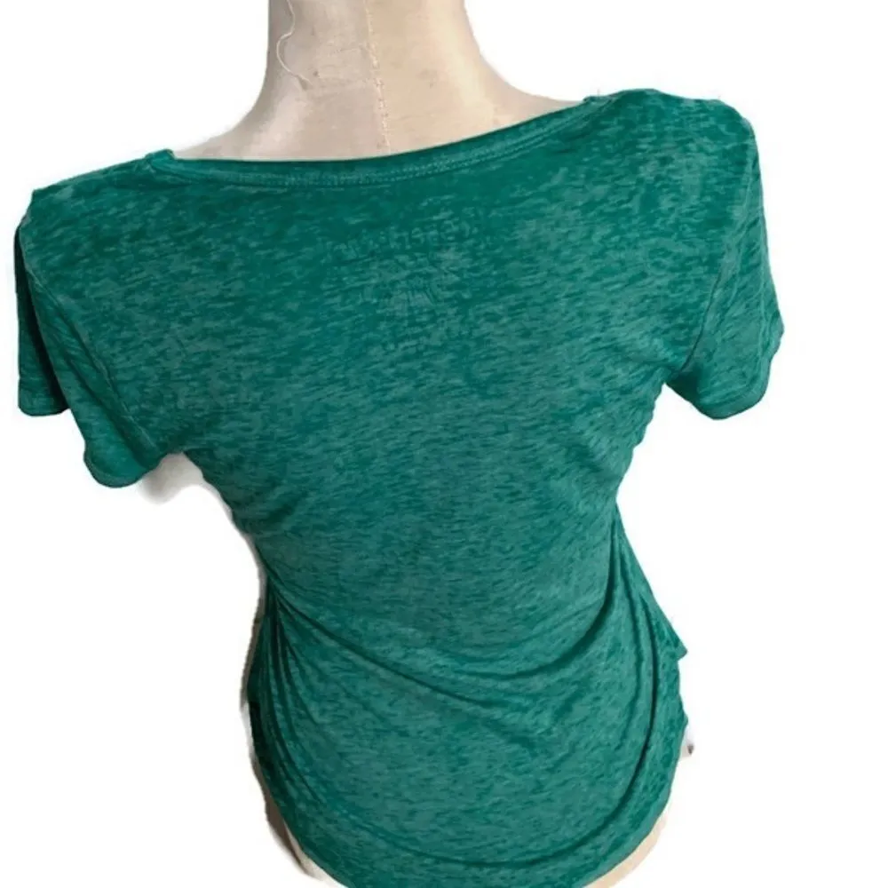 Rocker Girl Green Holiday T - Image 2