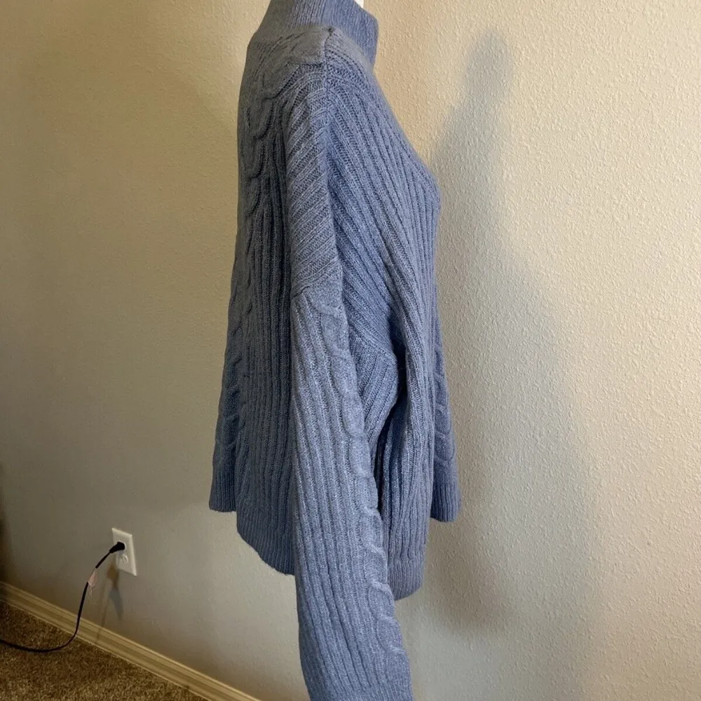 RD Style Blue Mockneck Sweater Size Large NWT - Image 3