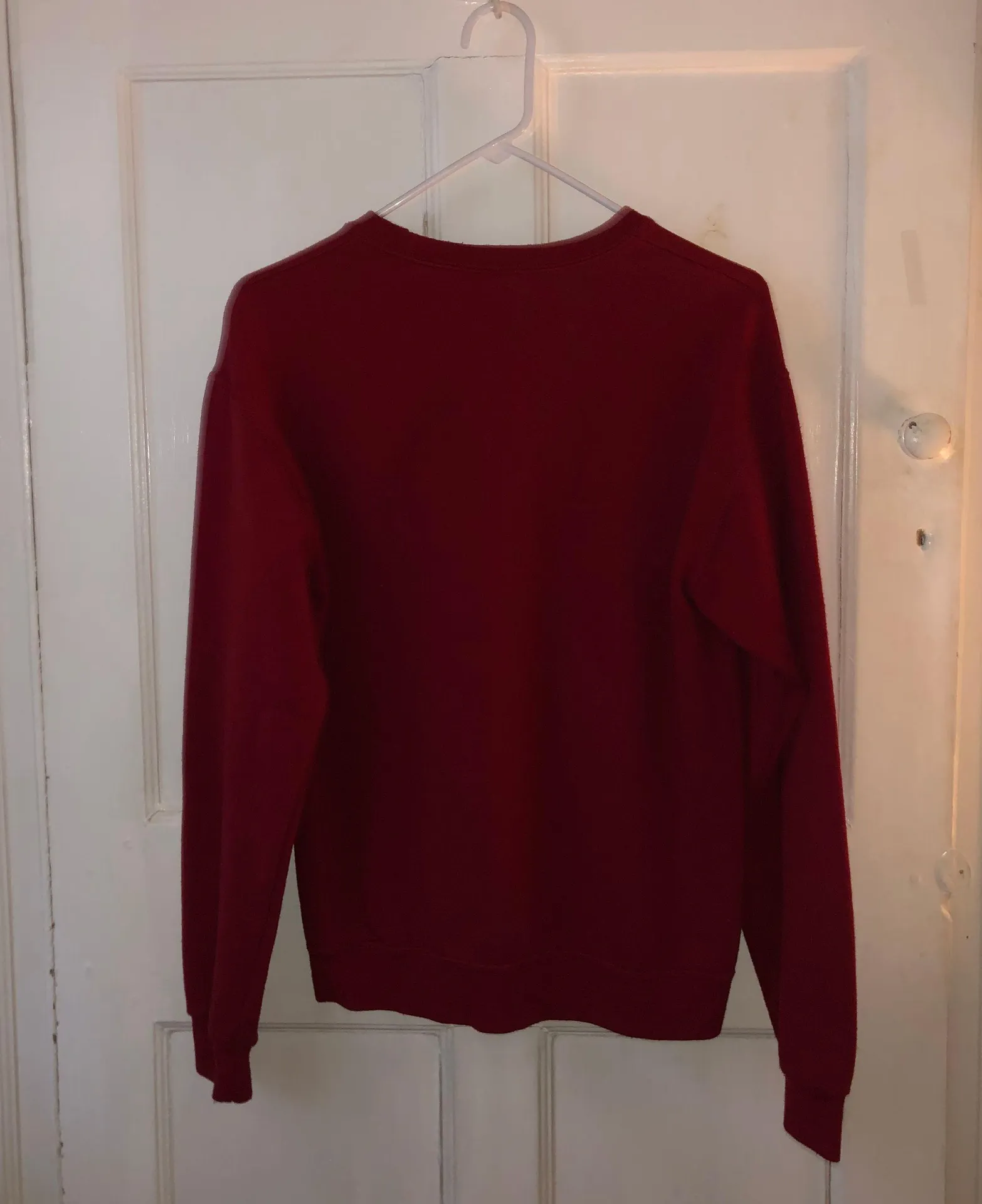 Men Crewneck Sweater Red - Image 2