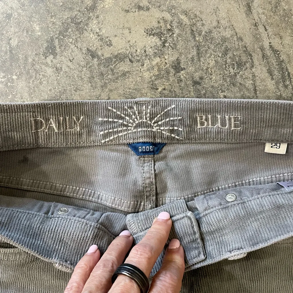 NWT‎ Adriano Goldshmied AG Daily Blue Boost Stretch Cords Jeans Sz 29 $320 - Image 8