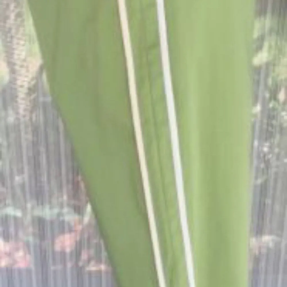 BCBG MaxAzria Stretch Cotton Crop Pant New 4/6/8/10 S/M Green White Trim $134 - Image 4