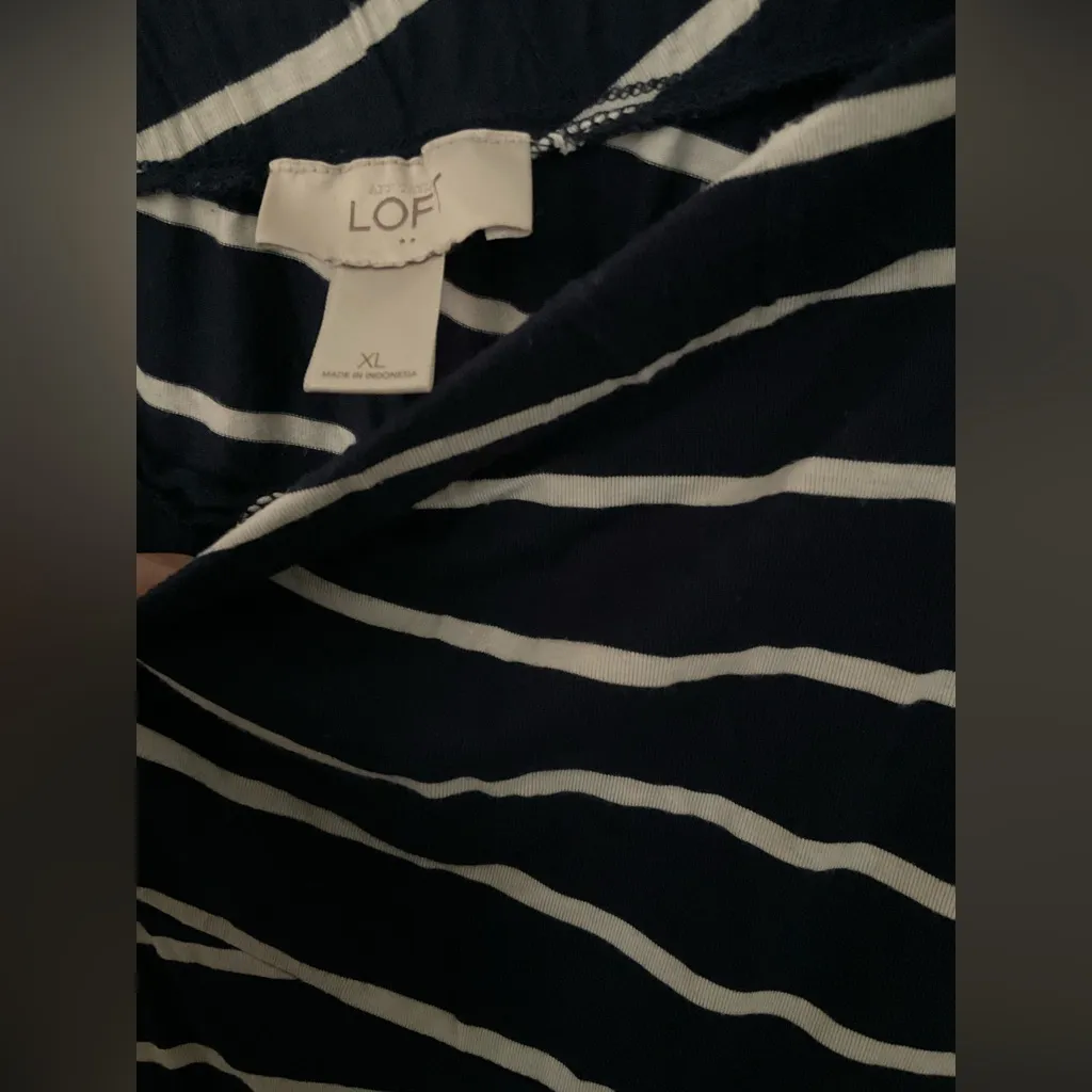 Loft  Maxi Skirt, Blue+White, XL - Image 2