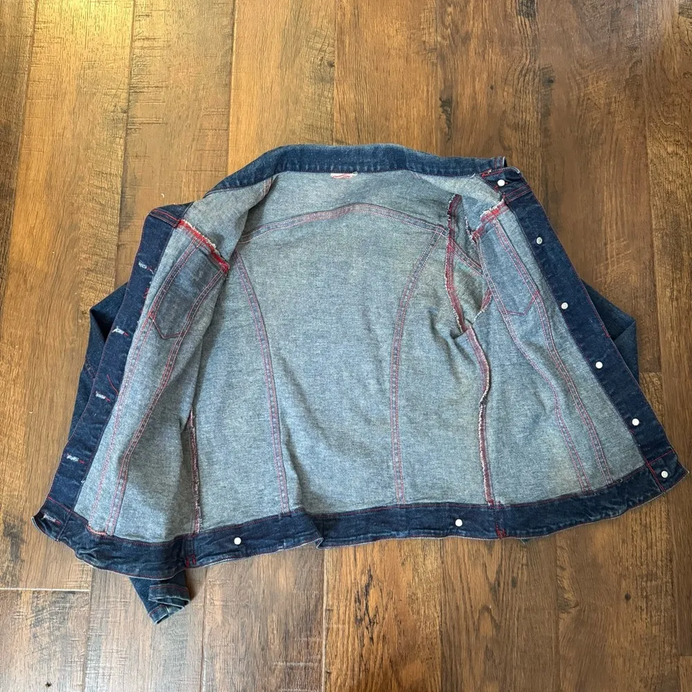 WATCH L.A. vintage denim jacket, size M Blue Size M - Image 5