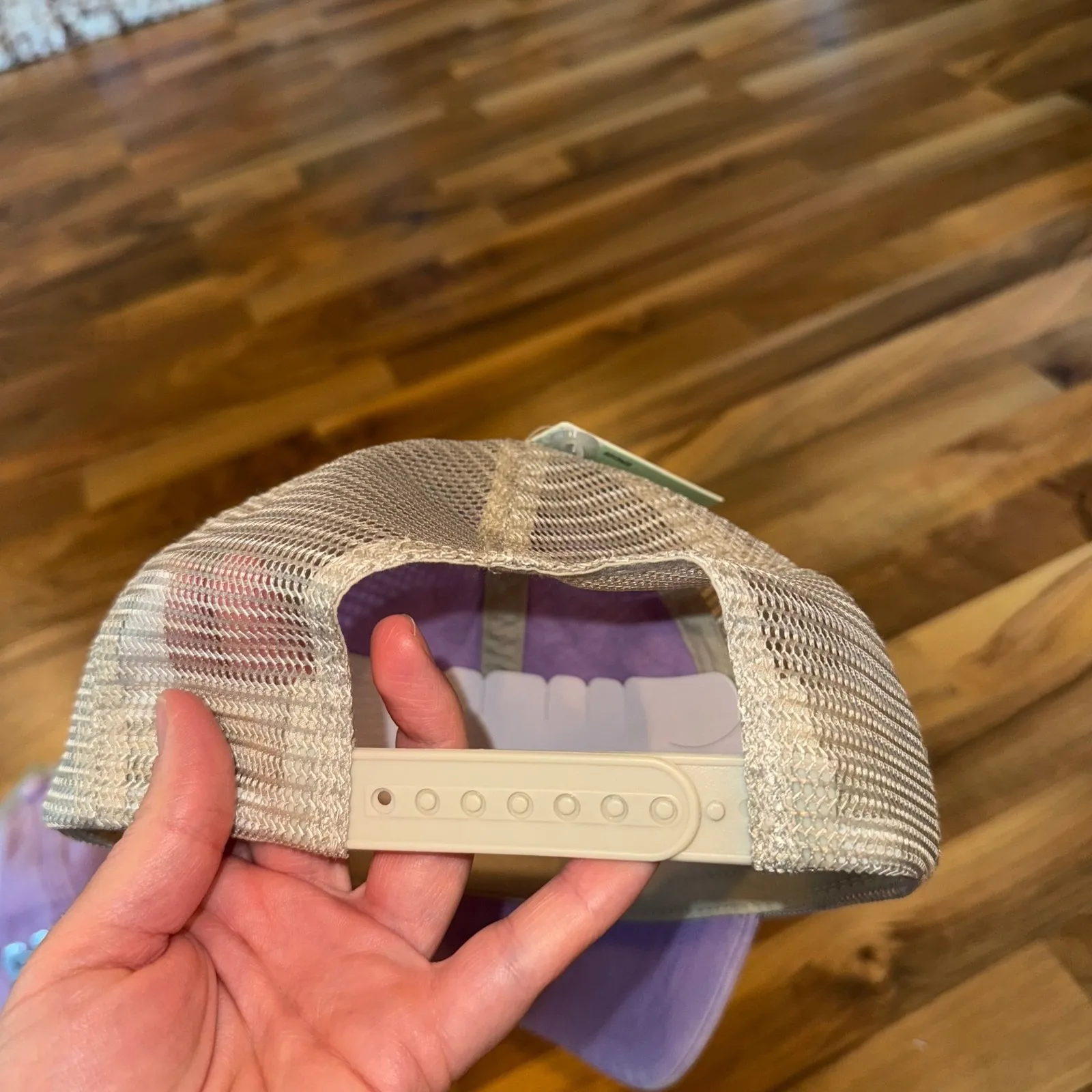 Salty‎ Trucker Hat Lilac Light Purple Embroidered Graphic Mesh Back Summer Cap - Image 4