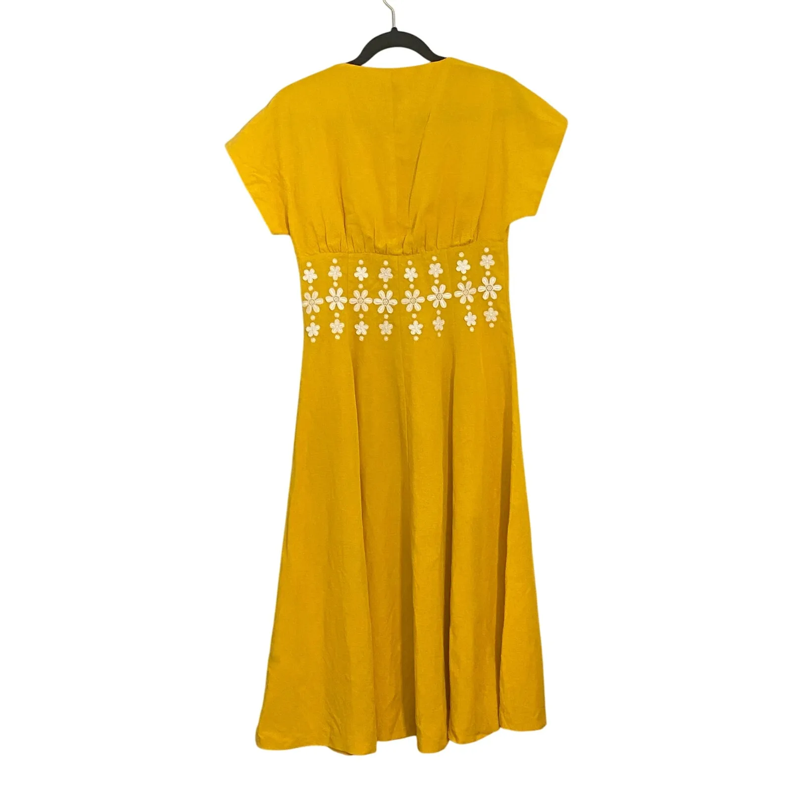 Kate Spade Daisy Embroidered Fit and Flare Dress‎ Size 4 Trad Coquette Luxury - Image 4