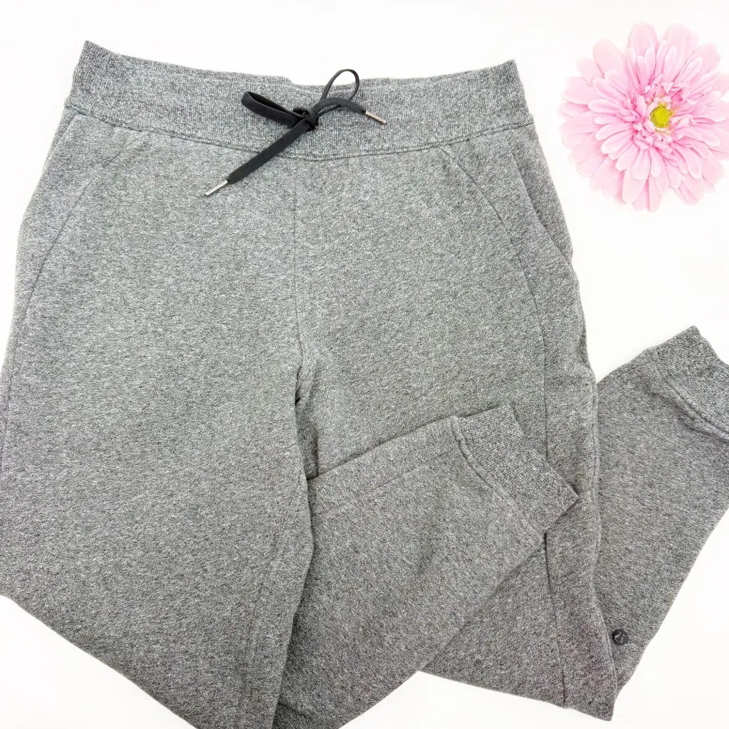 Lululemon Scuba Jogger Sweatpants High Rise  
Heathered Speckled Black Grey - Image 6