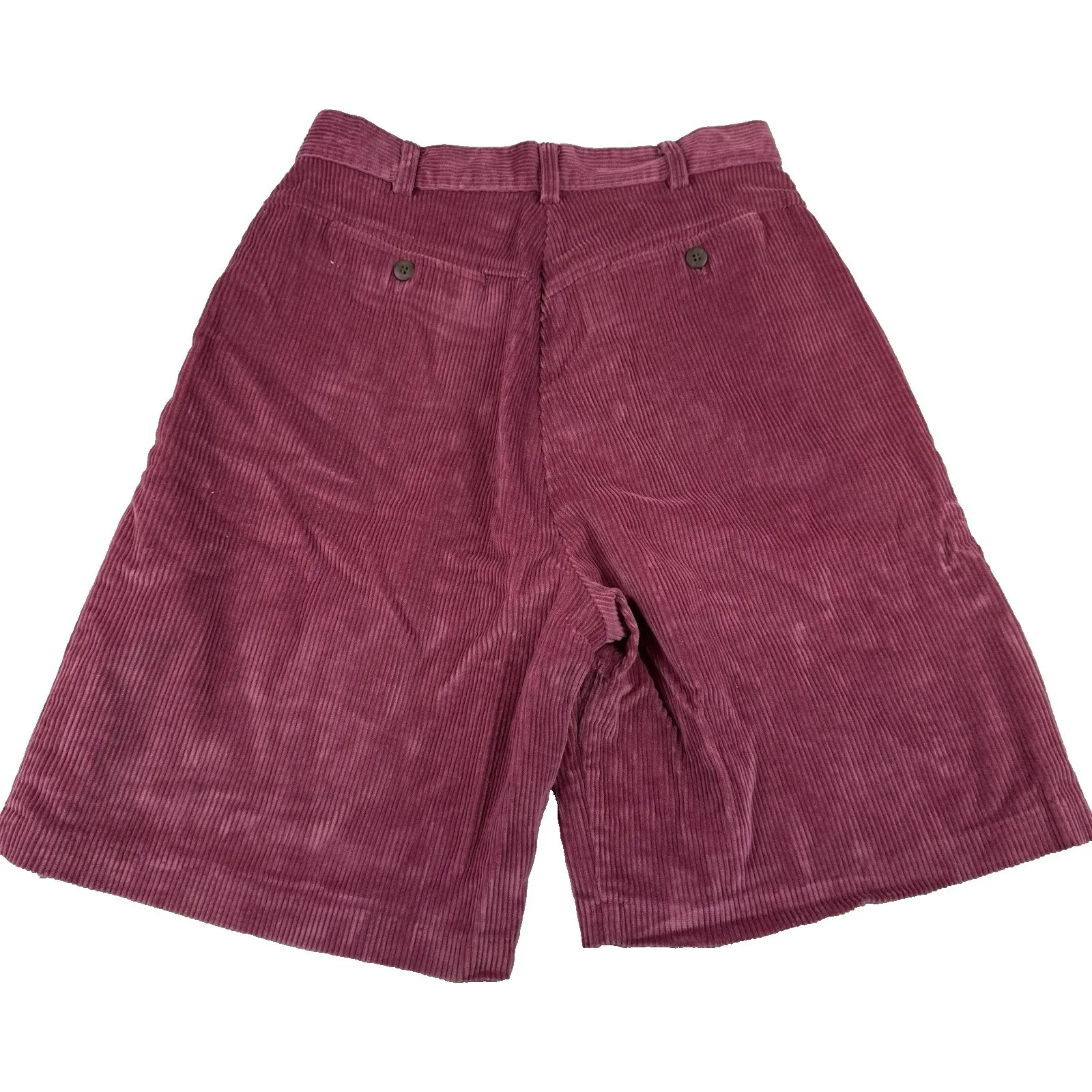 Vintage Woolrich Corduroy City Shorts 27"x9" Wide Leg 80s USA Academia Preppy‎ - Image 3