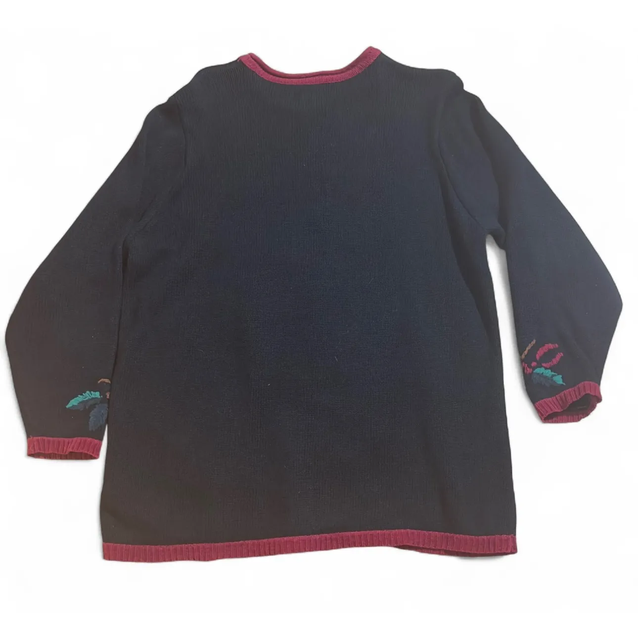 Nutcracker Christmas Sweater Teddy Bear Holiday Crewneck Pullover XL‎ Blue - Image 2