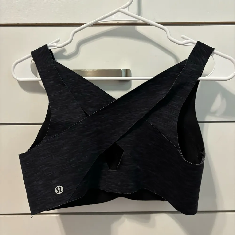 Lululemon Enlite Bra Static Rain Dark Cast Black - Image 3