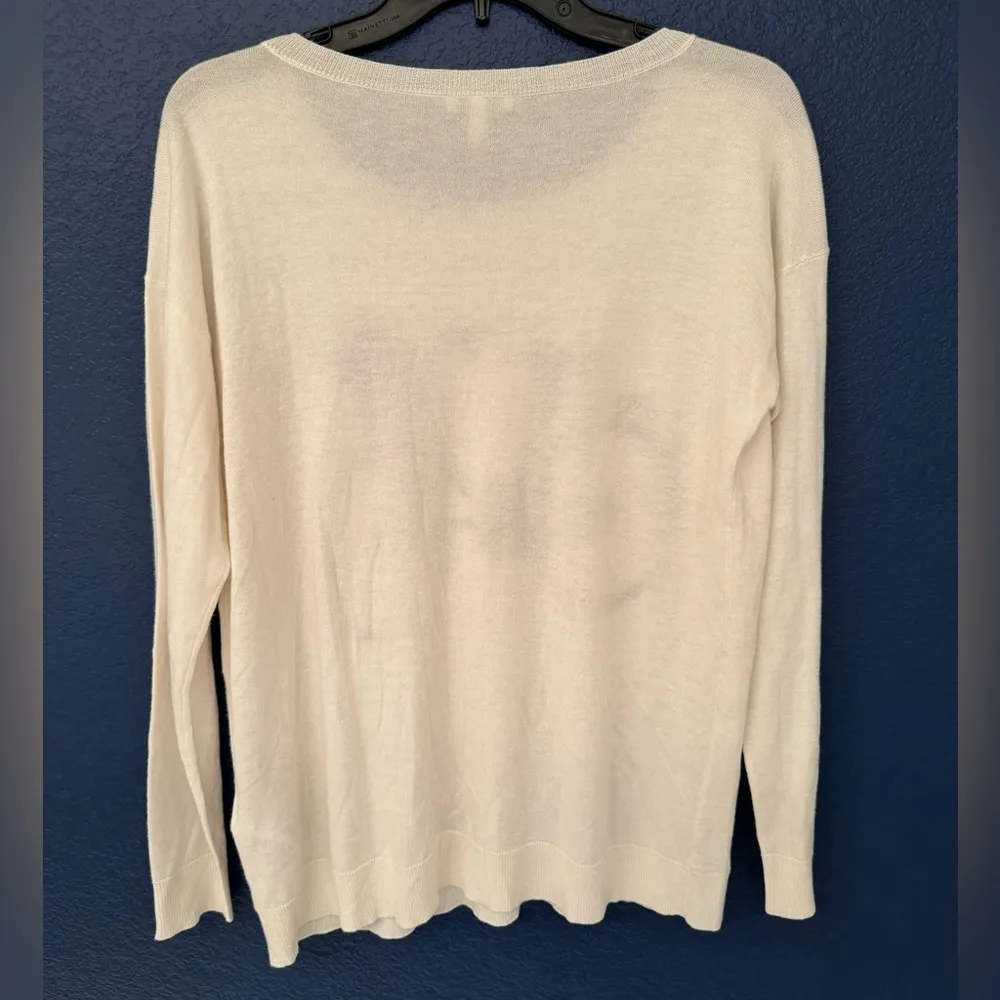 Joie Eloisa Bicycle Sweater Women’s White Size Small - Image 5