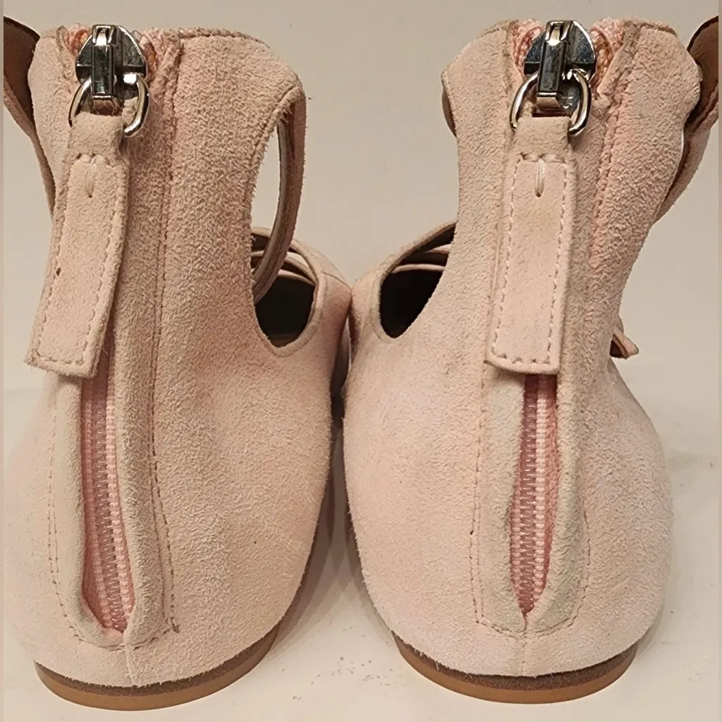 Tabitha Simmons Equipment Lynette Suede Point Toe Flats Women’s Baby Pink Size 6 - Image 6