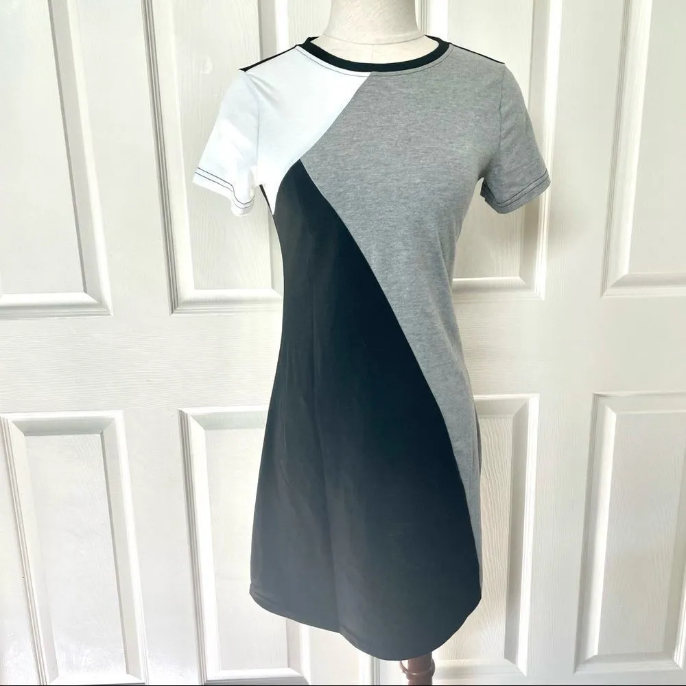 Shein color block  short sleeved dress - Image 2