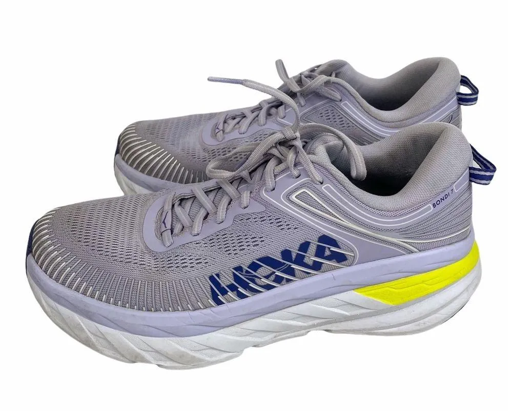 HOKA ONE ONE Bondi 7 Purple Running Shoes - Image 7
